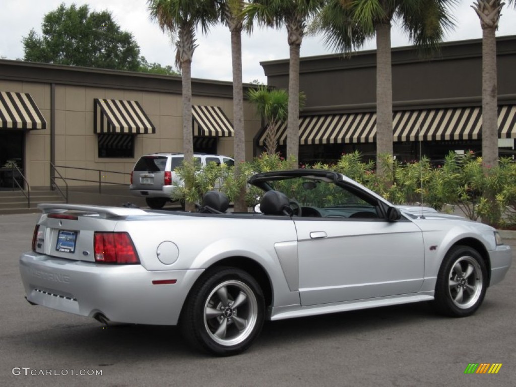 2003 Mustang GT Convertible - Silver Metallic / Dark Charcoal photo #11