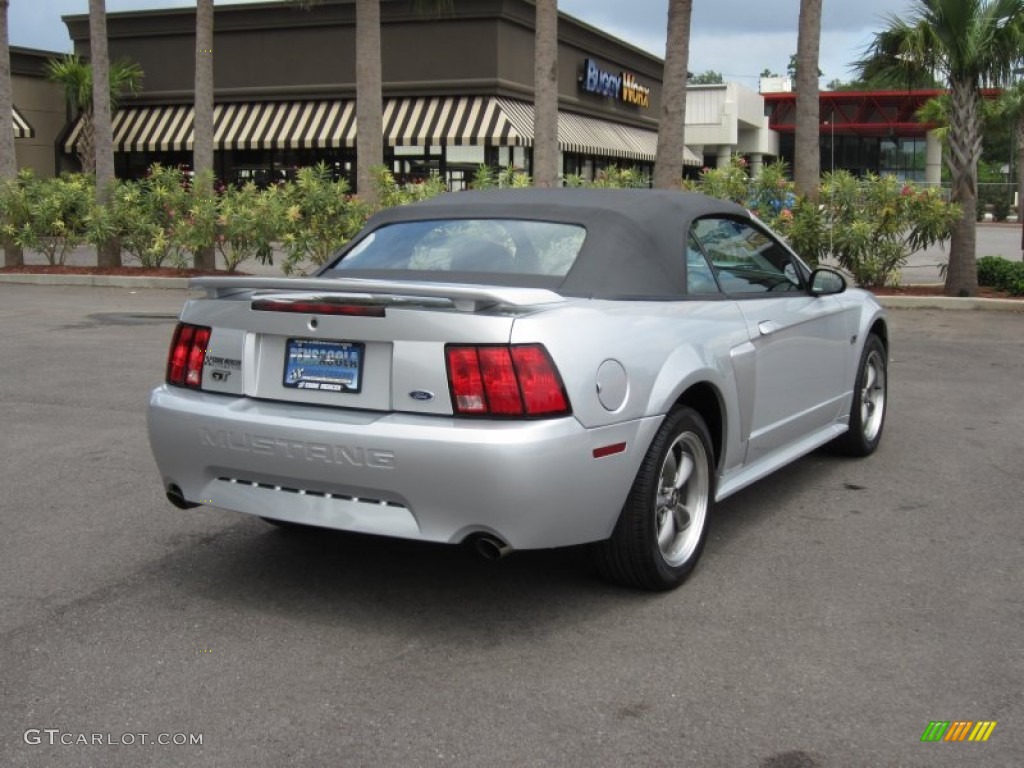 2003 Mustang GT Convertible - Silver Metallic / Dark Charcoal photo #14
