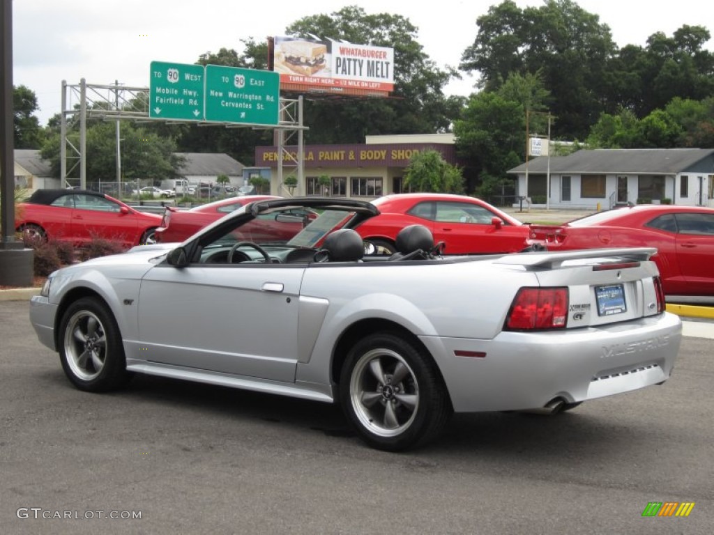 2003 Mustang GT Convertible - Silver Metallic / Dark Charcoal photo #19