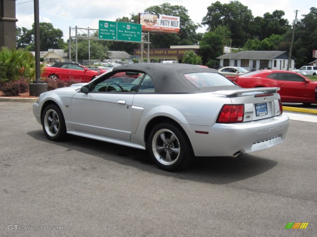 2003 Mustang GT Convertible - Silver Metallic / Dark Charcoal photo #20