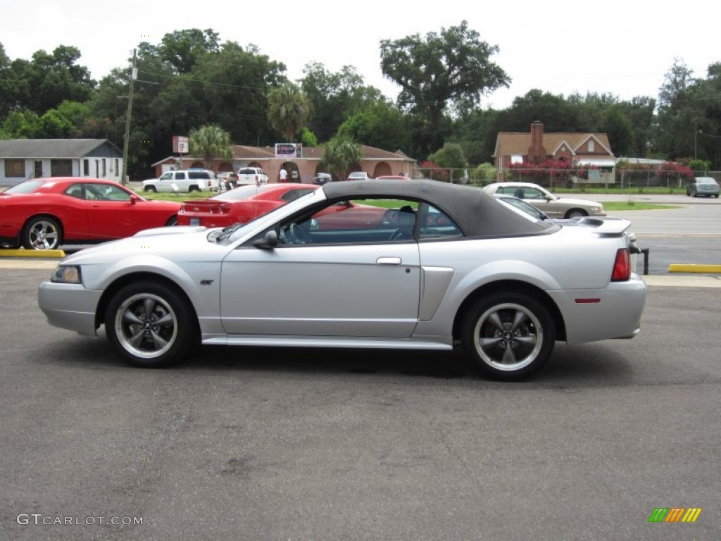 2003 Mustang GT Convertible - Silver Metallic / Dark Charcoal photo #22