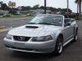 2003 Silver Metallic Ford Mustang GT Convertible  photo #25