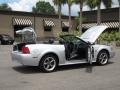 2003 Silver Metallic Ford Mustang GT Convertible  photo #34