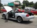 2003 Silver Metallic Ford Mustang GT Convertible  photo #36