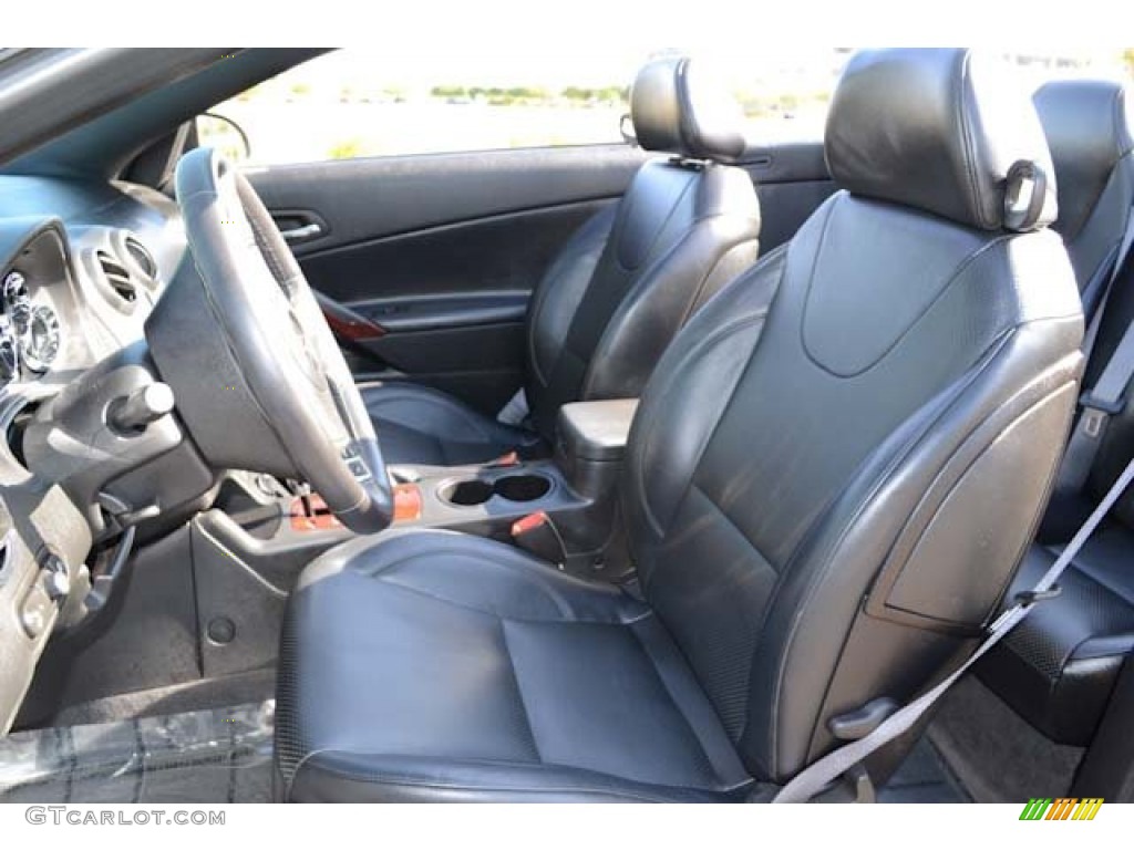 Ebony Interior 2007 Pontiac G6 GT Convertible Photo #68587445