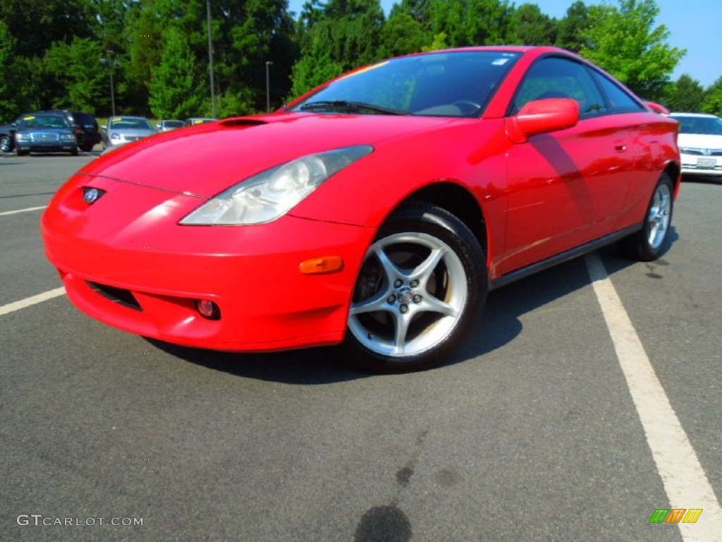 2001 Celica GT-S - Absolutely Red / Black photo #1