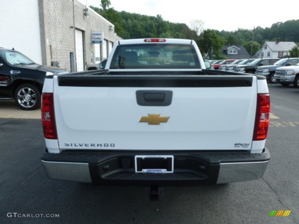 2013 Silverado 1500 Work Truck Regular Cab 4x4 - Summit White / Dark Titanium photo #6