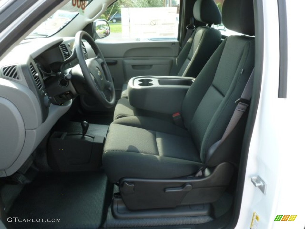 2013 Silverado 1500 Work Truck Regular Cab 4x4 - Summit White / Dark Titanium photo #13