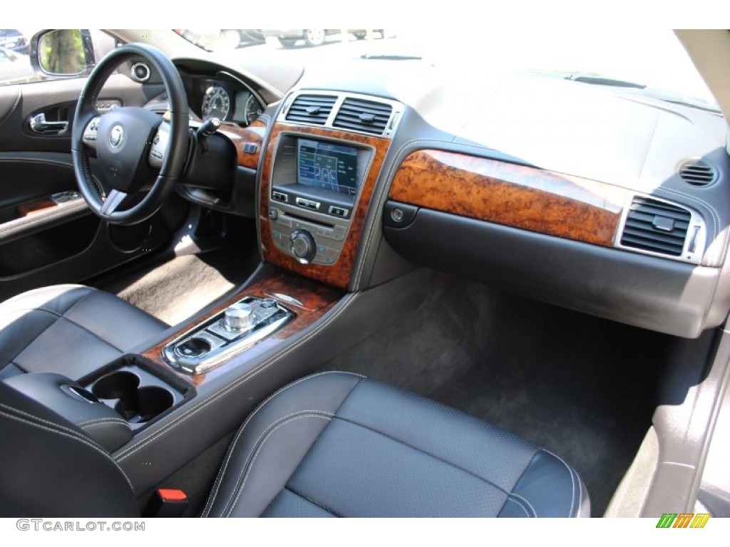 2010 Jaguar XK XK Coupe Warm Charcoal Dashboard Photo #68588613