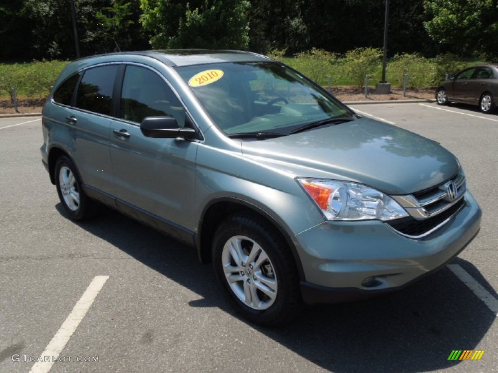 2010 CR-V EX - Opal Sage Metallic / Ivory photo #7