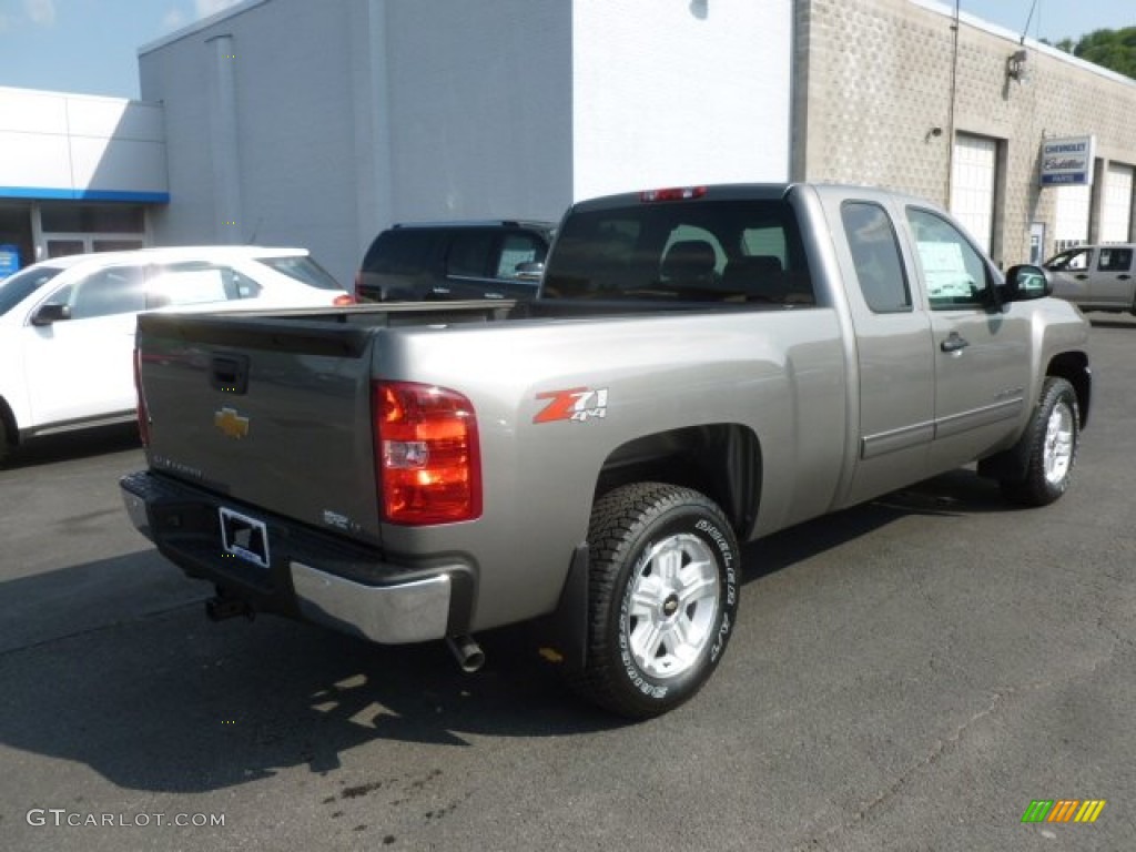 2013 Silverado 1500 LT Extended Cab 4x4 - Graystone Metallic / Ebony photo #7