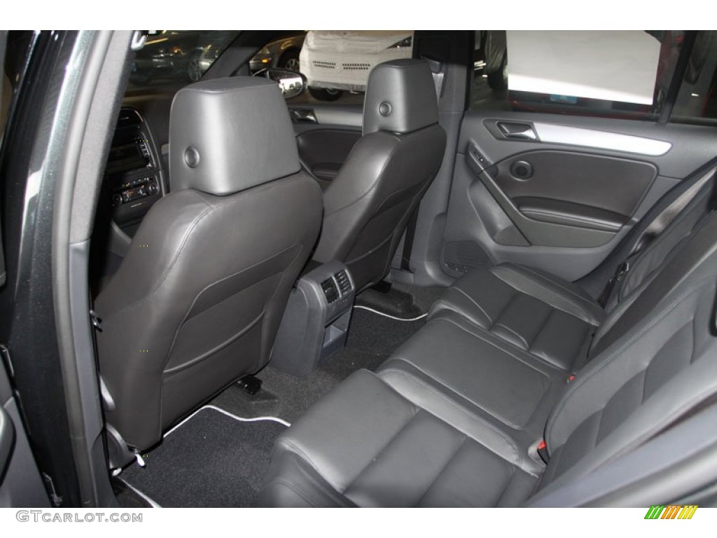 Titan Black Interior 2013 Volkswagen Golf R 4 Door 4Motion Photo #68589137