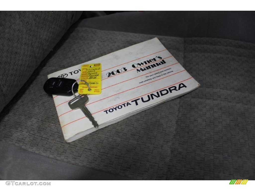 2003 Toyota Tundra SR5 Access Cab 4x4 Books/Manuals Photo #68589920