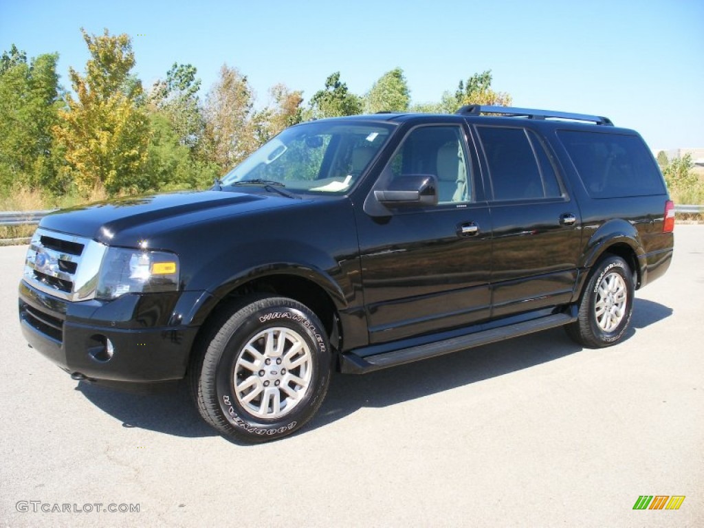 Black 2012 Ford Expedition EL Limited 4x4 Exterior Photo #68589998