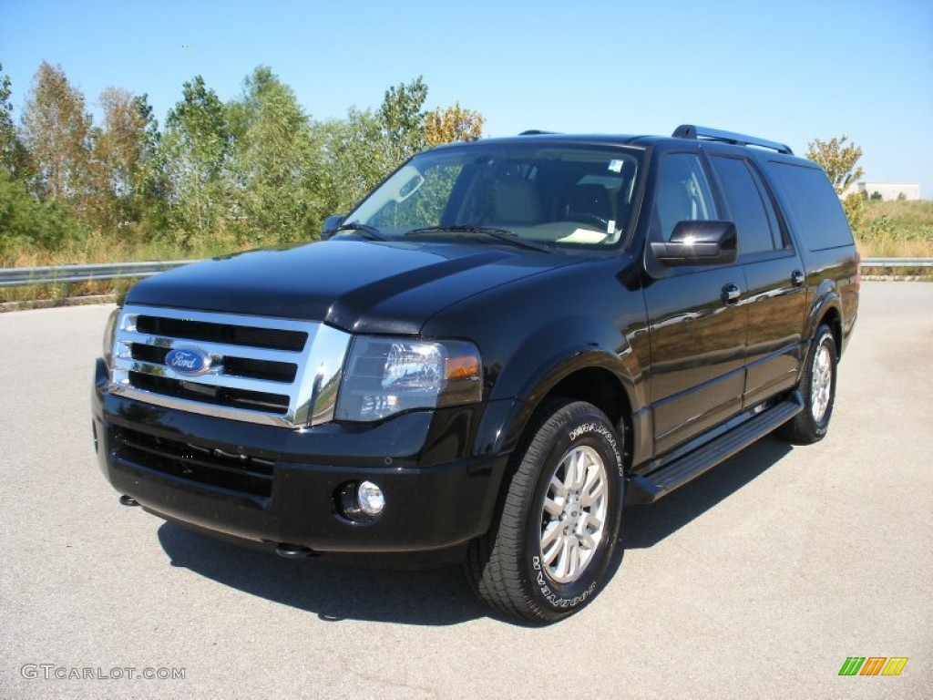 Black 2012 Ford Expedition EL Limited 4x4 Exterior Photo #68590016