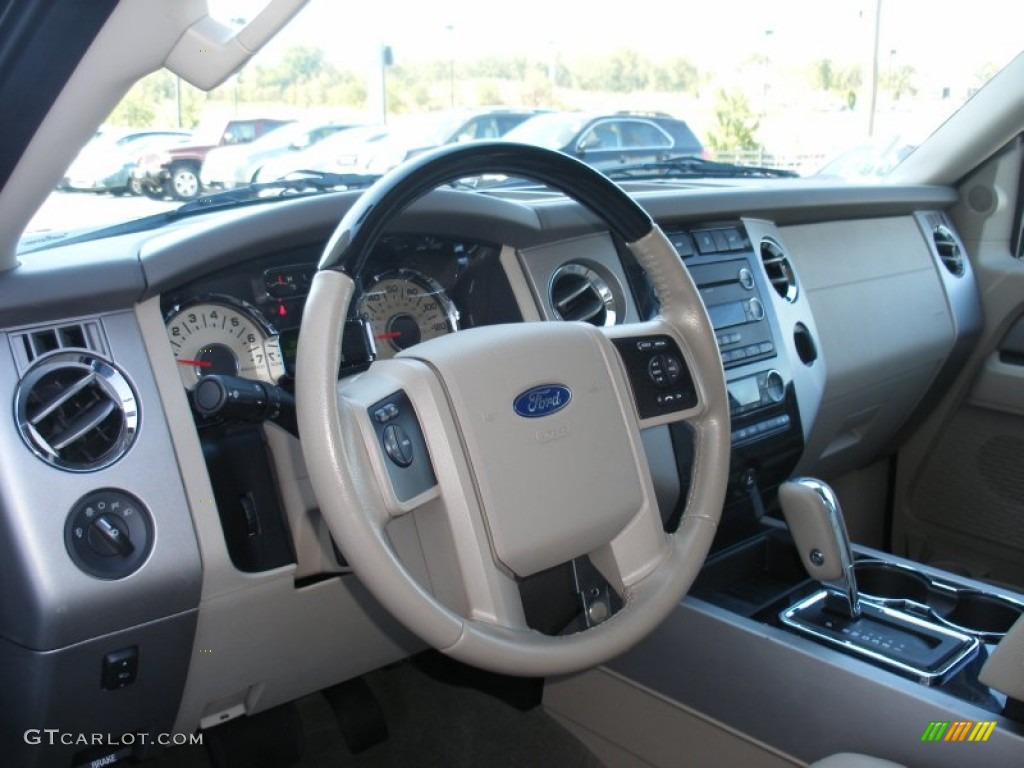 Stone Interior 2012 Ford Expedition EL Limited 4x4 Photo #68590181