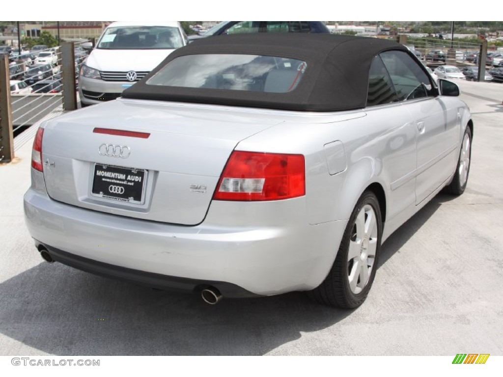 2006 A4 3.0 quattro Cabriolet - Light Silver Metallic / Platinum photo #13