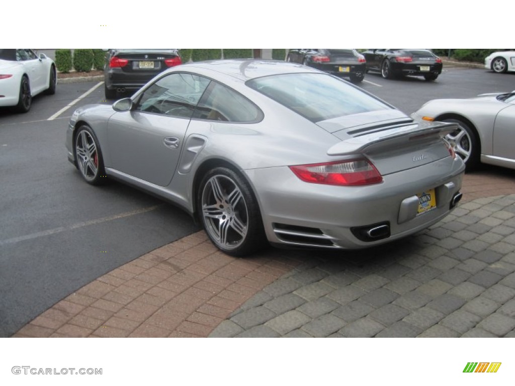 2007 911 Turbo Coupe - GT Silver Metallic / Black/Sand Beige photo #5