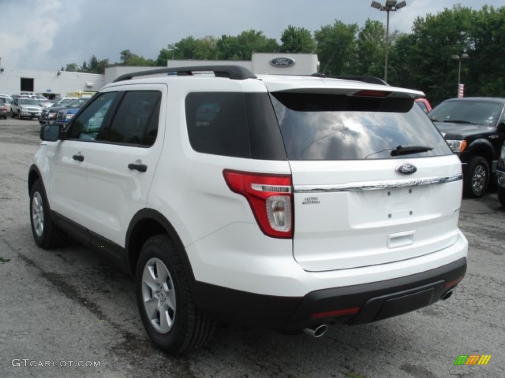 2013 Explorer 4WD - Oxford White / Medium Light Stone photo #6