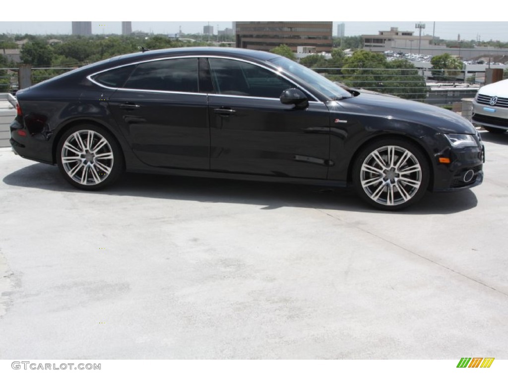 Brilliant Black 2012 Audi A7 3.0T quattro Premium Exterior Photo #68592008