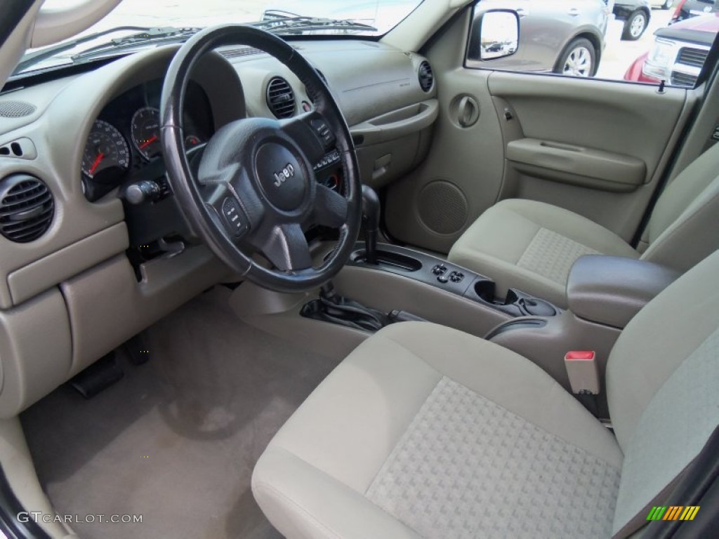 Khaki Interior 2007 Jeep Liberty Sport 4x4 Photo #68592239