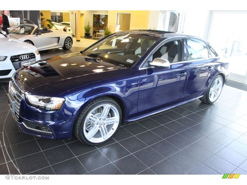 Estoril Blue Crystal 2013 Audi S4 3.0T quattro Sedan Exterior Photo #68592515
