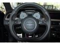 Black/Lunar Silver Steering Wheel Photo for 2013 Audi S4 #68592662