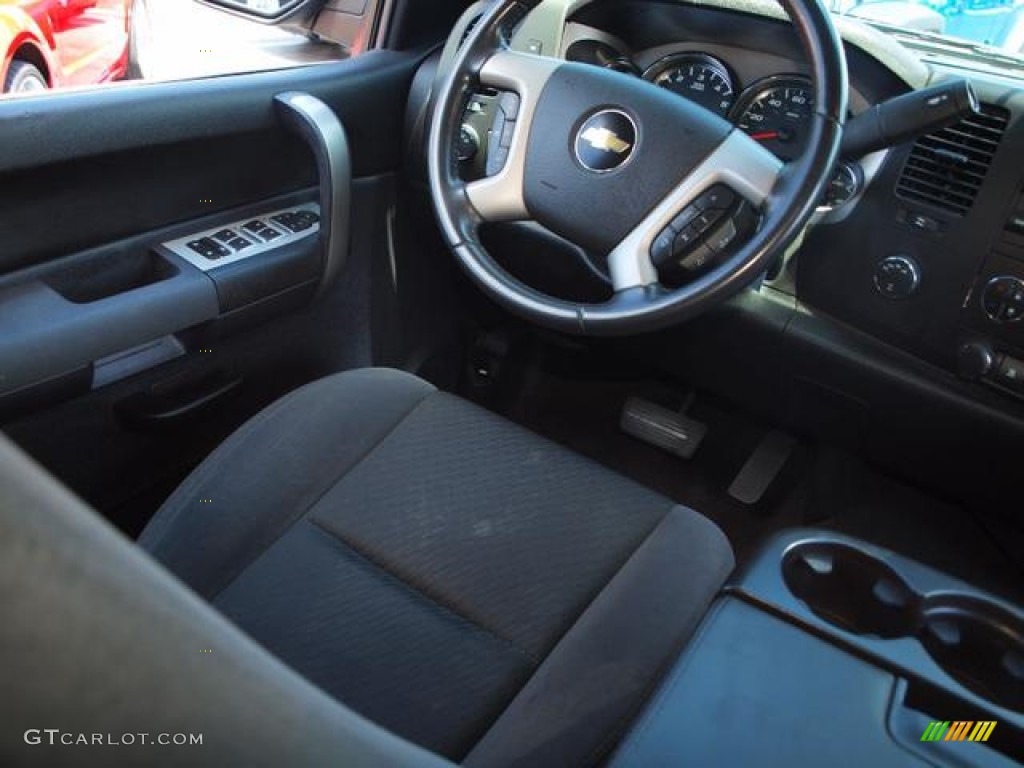 2009 Silverado 1500 LT Extended Cab 4x4 - Blue Granite Metallic / Ebony photo #11