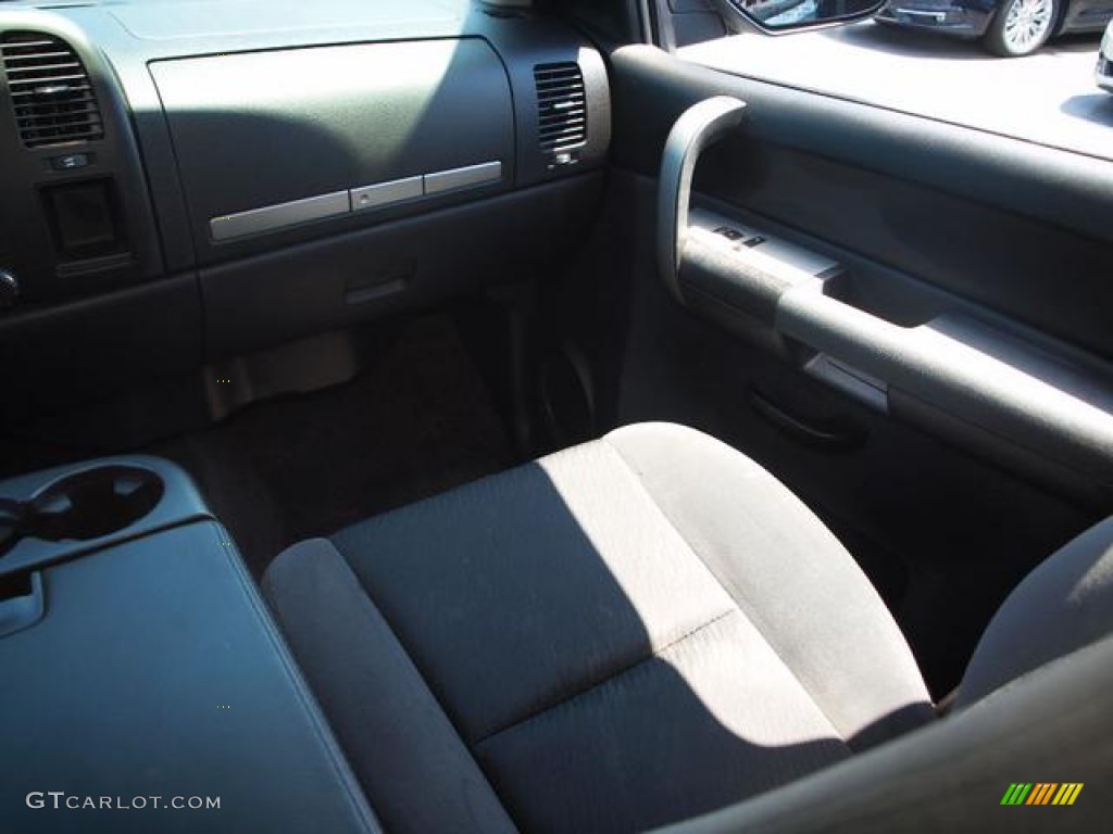 2009 Silverado 1500 LT Extended Cab 4x4 - Blue Granite Metallic / Ebony photo #13