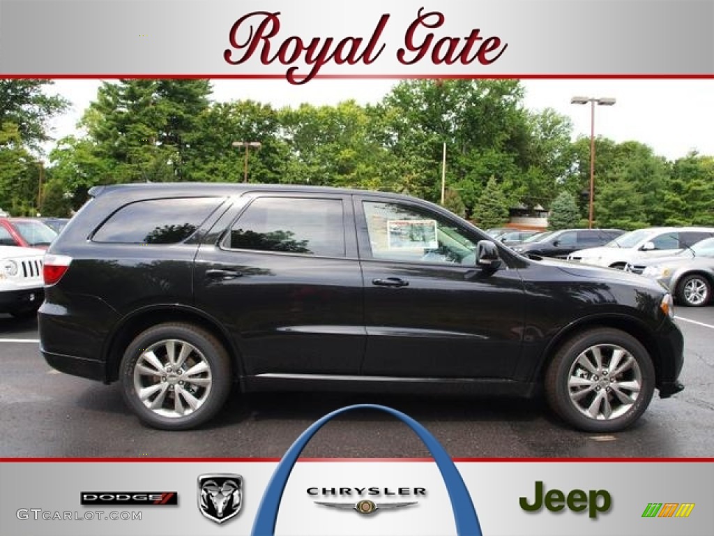 2012 Durango R/T AWD - Brilliant Black Crystal Pearl / Black photo #1