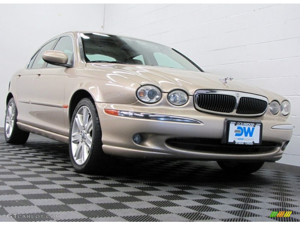 2003 X-Type 3.0 - Topaz Metallic / Ivory photo #1