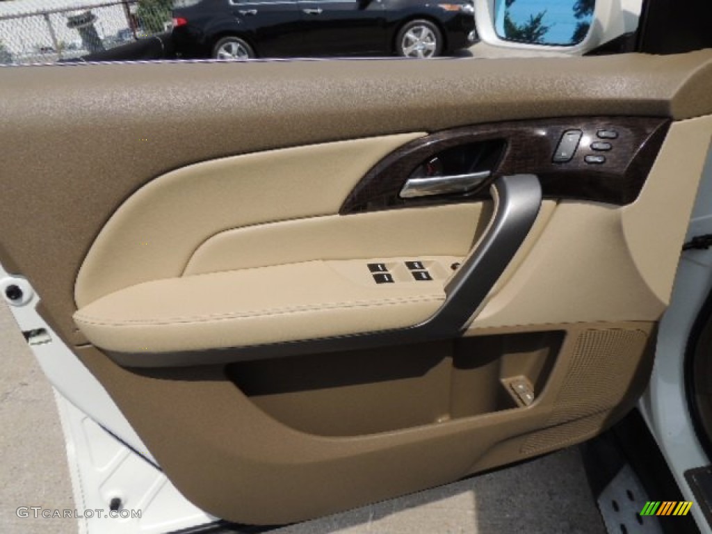 2010 Acura MDX Standard MDX Model Parchment Door Panel Photo #68595002