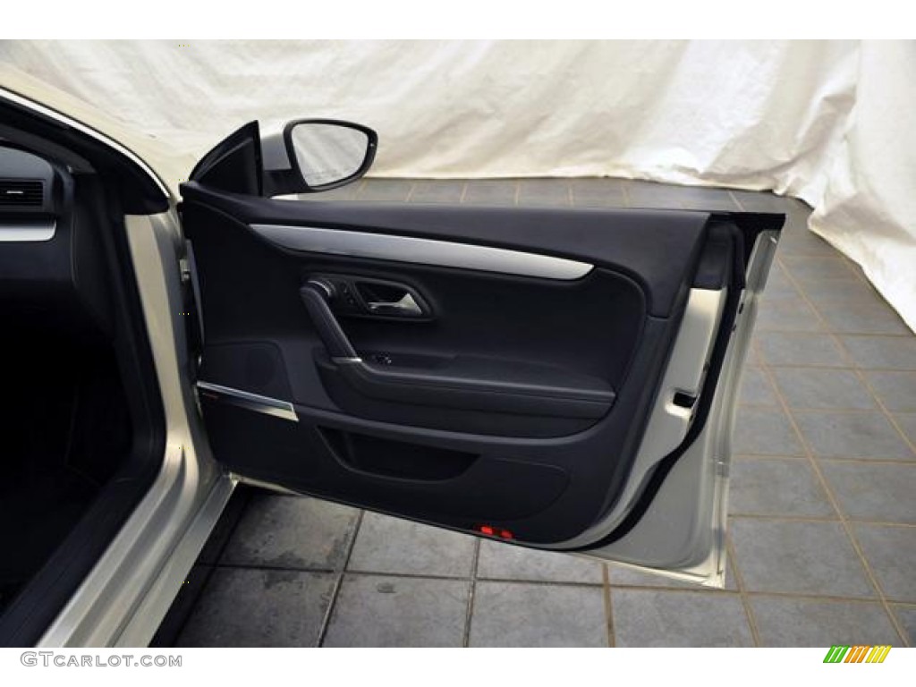 2009 Volkswagen CC VR6 Sport Black Door Panel Photo #68595060