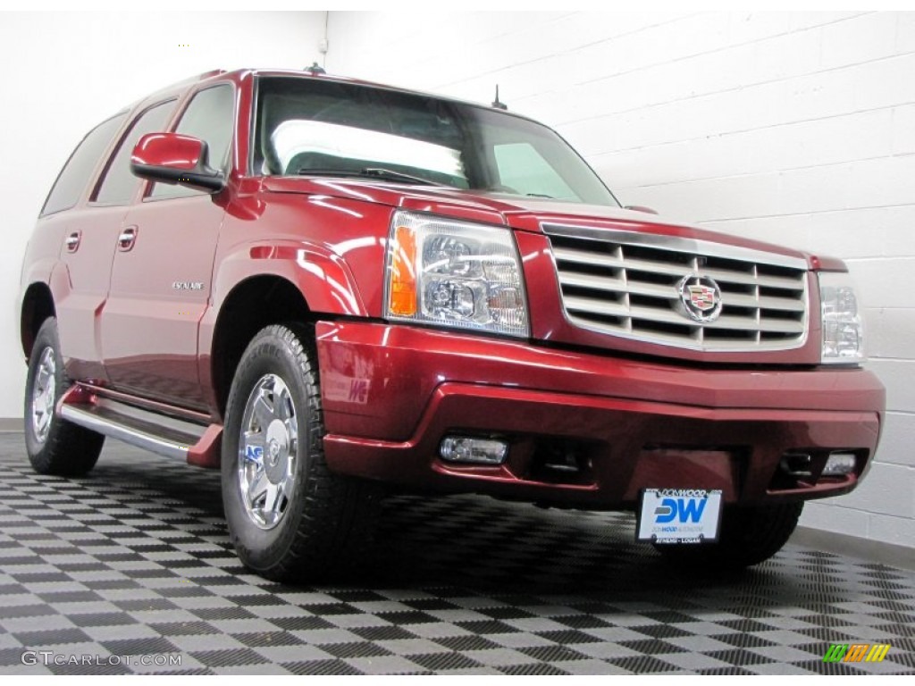 2003 Escalade AWD - Infra Red / Shale photo #1