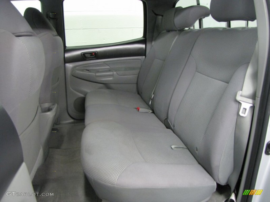 Graphite Gray Interior 2011 Toyota Tacoma TX Double Cab 4x4 Photo #68595869
