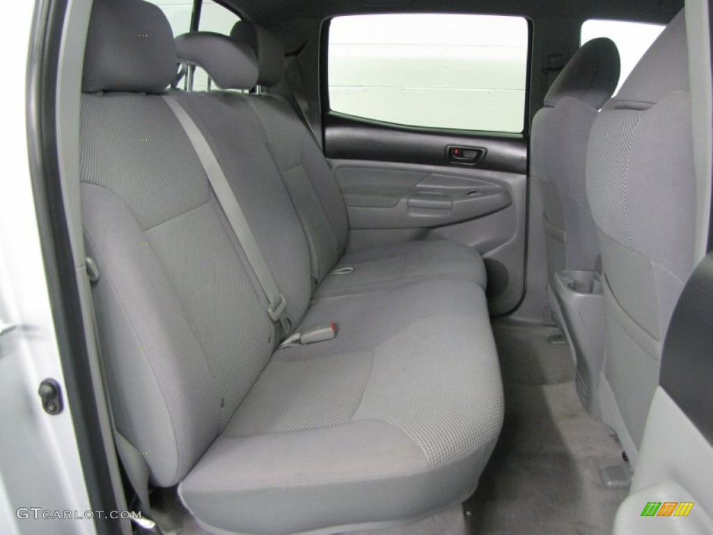 2011 Toyota Tacoma TX Double Cab 4x4 Rear Seat Photo #68595878