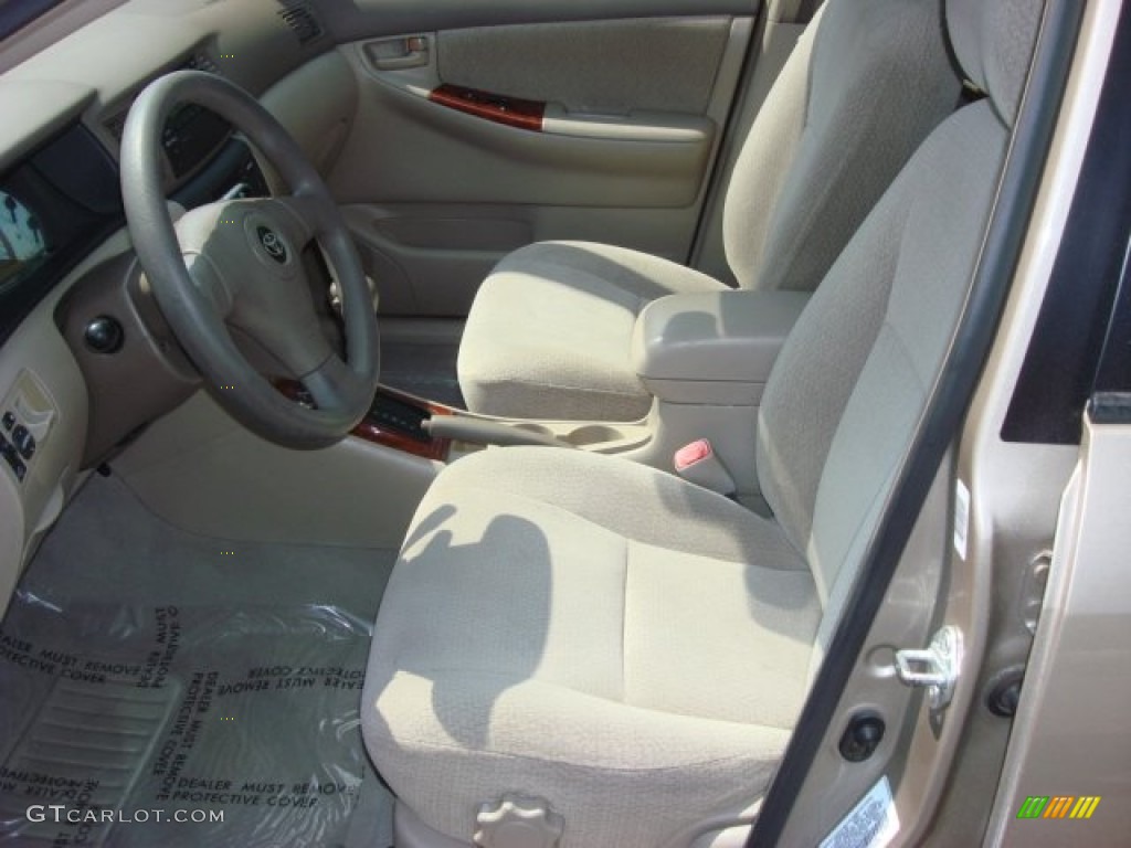 2004 Toyota Corolla LE Front Seat Photo #68596532