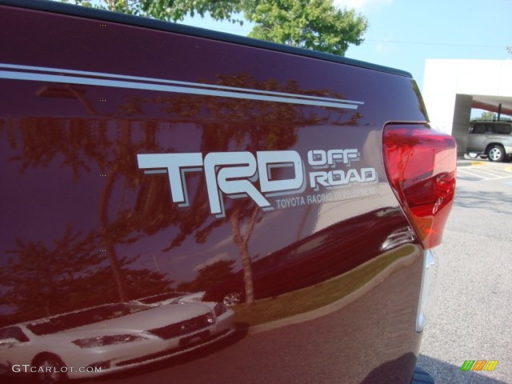 2010 Tundra TRD Double Cab 4x4 - Salsa Red Pearl / Graphite Gray photo #24