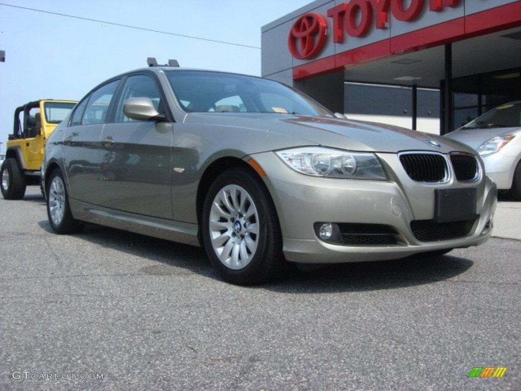 2009 3 Series 328i Sedan - Platinum Bronze Metallic / Oyster Dakota Leather photo #1