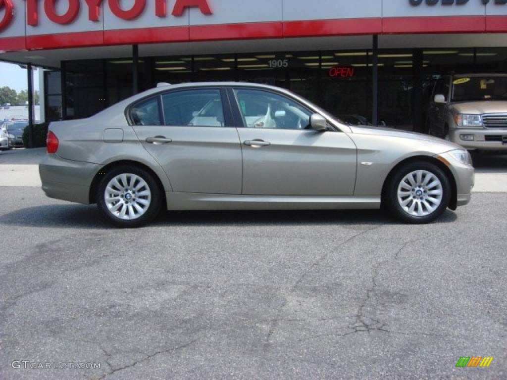 2009 3 Series 328i Sedan - Platinum Bronze Metallic / Oyster Dakota Leather photo #3