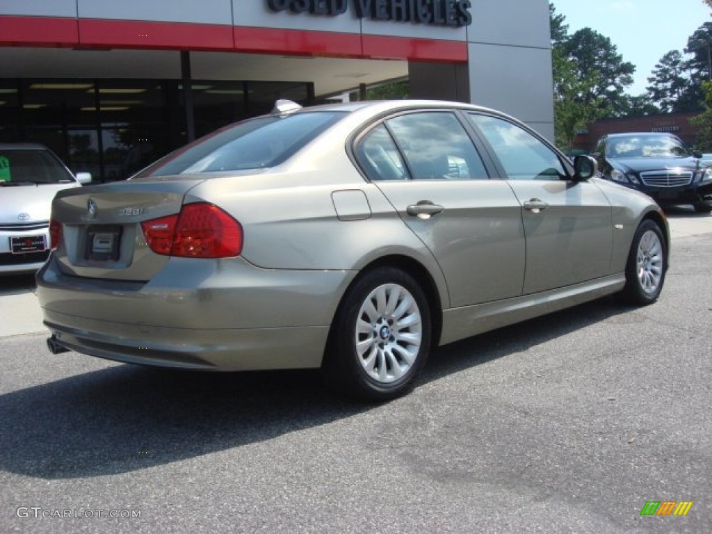 2009 3 Series 328i Sedan - Platinum Bronze Metallic / Oyster Dakota Leather photo #4