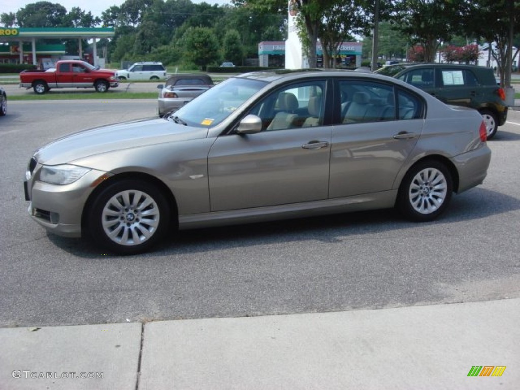 2009 3 Series 328i Sedan - Platinum Bronze Metallic / Oyster Dakota Leather photo #6