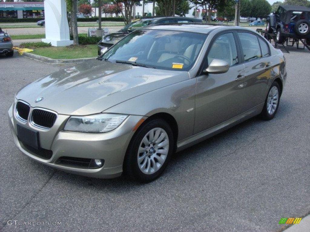 2009 3 Series 328i Sedan - Platinum Bronze Metallic / Oyster Dakota Leather photo #7