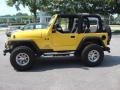 Solar Yellow 2006 Jeep Wrangler X 4x4 Exterior