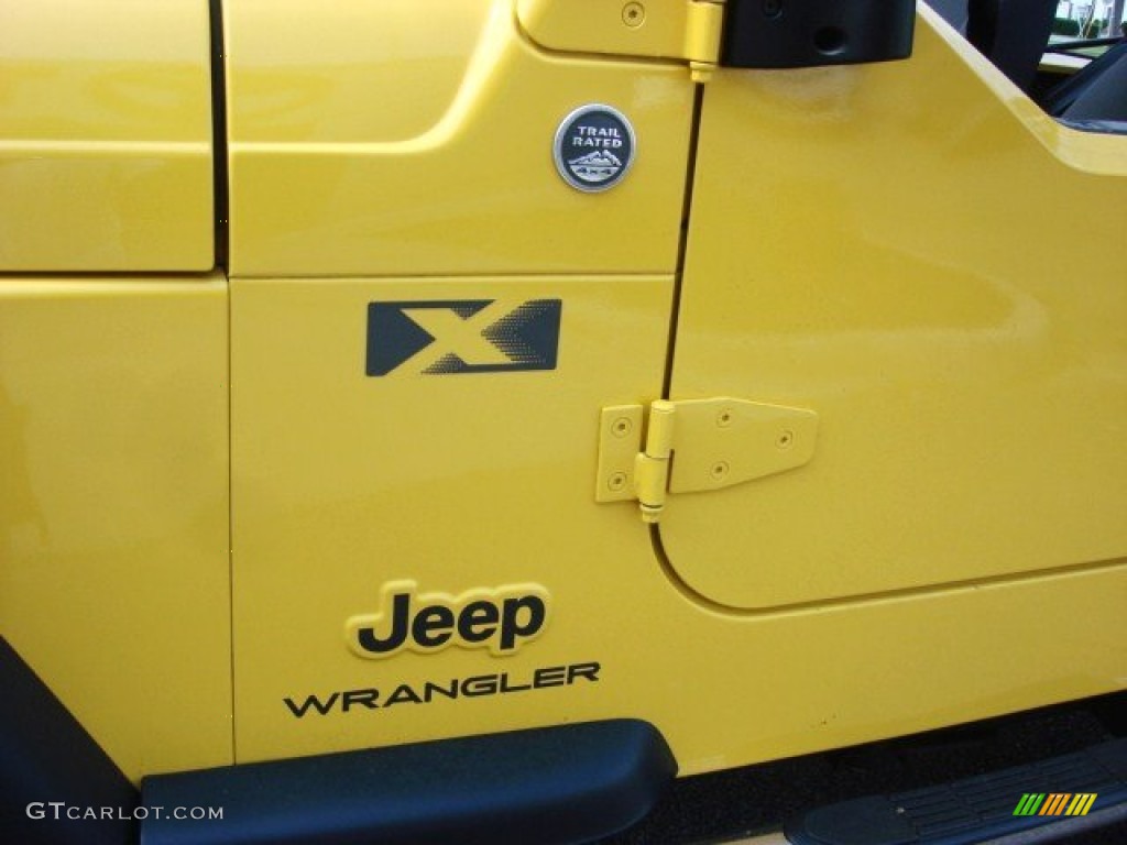 2006 Jeep Wrangler X 4x4 Marks and Logos Photos