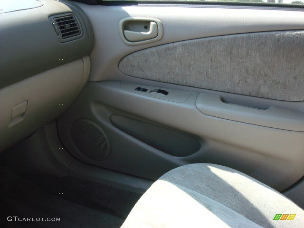 1998 Corolla LE - Ruby Red Pearl Metallic / Beige photo #16