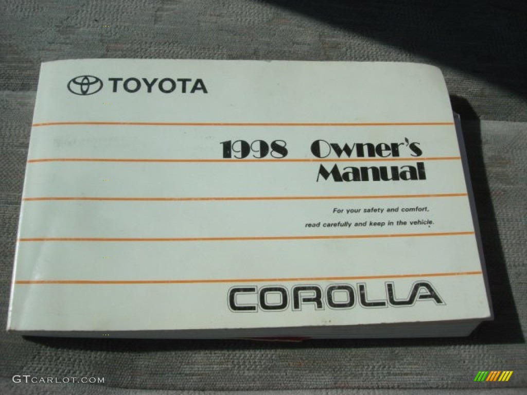 1998 Toyota Corolla LE Books/Manuals Photos