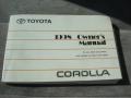 1998 Toyota Corolla LE Books/Manuals