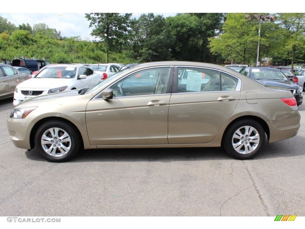 2008 Accord LX-P Sedan - Bold Beige Metallic / Ivory photo #1