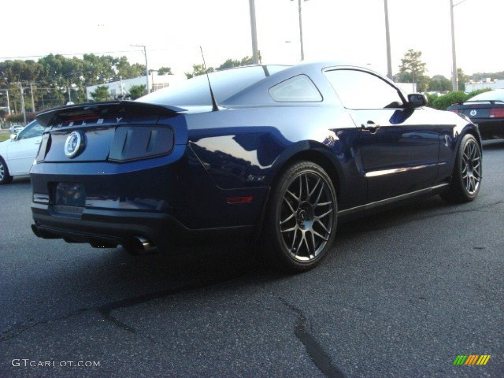 2011 Mustang Shelby GT500 SVT Performance Package Coupe - Kona Blue Metallic / Charcoal Black/Black photo #4